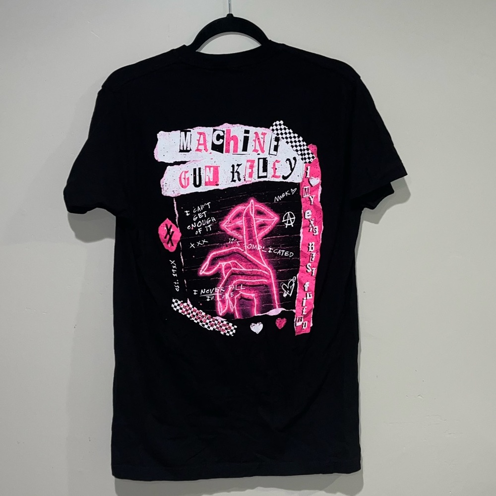 Machine Gun Kelly (MGK) Black Men's Cut Medium T-Shirt Cotton